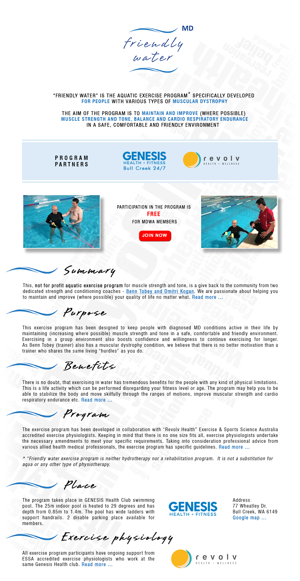 Friendly water
